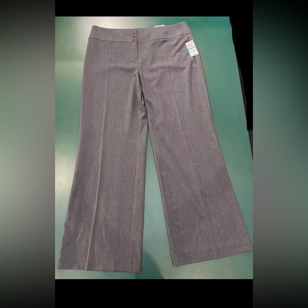 NWT Plus Size Style & Co. Wide Leg Slacks Dress Pants, Size 16